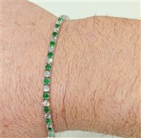 Bracciale Dal Fior Mario in Argento Zircone BRACTENBV - BRACTENBV